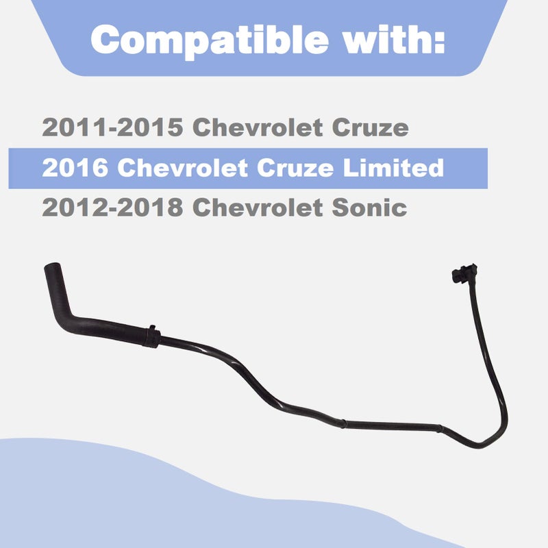CULMKARI Throttle Body Inlet Heater Pipe Hose 25192905 Fit 2011-2018 Chevy Cruze Sonic 1.8L 1.6L - Image 2